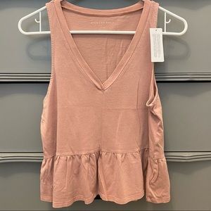 AE peplum tank